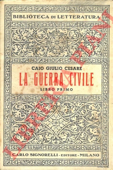 La guerra civile. Libro primo.