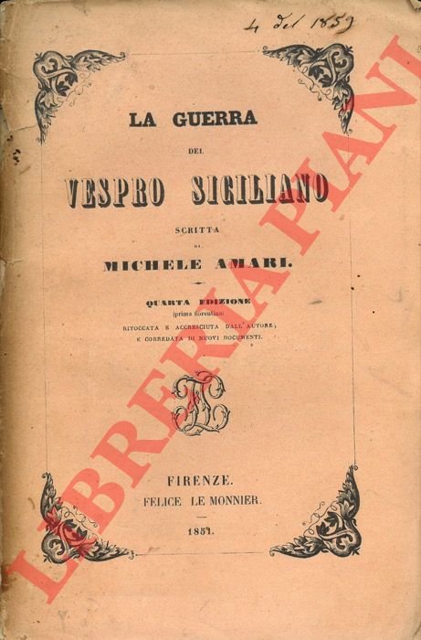 La guerra del Vespro Siciliano. Quarta edizione ritoccata e accresciuta … | Immagine Gallery 3