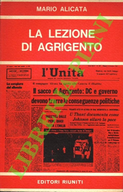 La lezione di Agrigento.