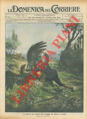 La lotta di un cacciatore con un'aquila, nei dintorni di …
