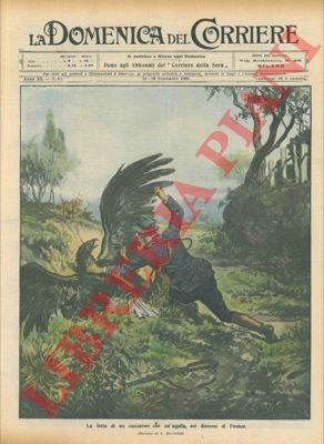 La lotta di un cacciatore con un'aquila, nei dintorni di …