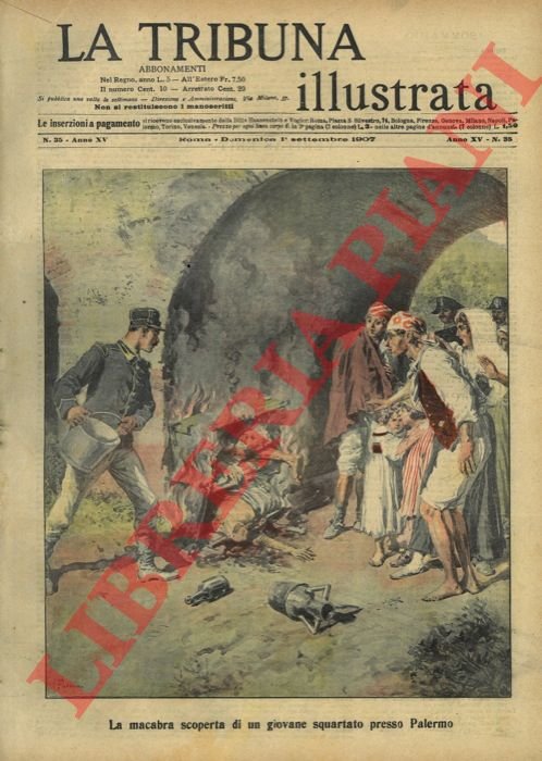 La macabra scoperta di un giovane squartato presso Palermo.