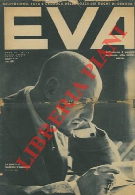 La morte di D'Annunzio. "Eva".