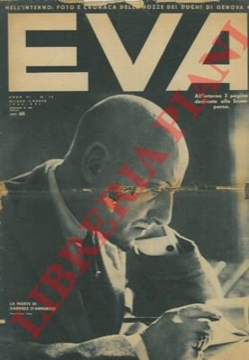 La morte di D'Annunzio. "Eva".