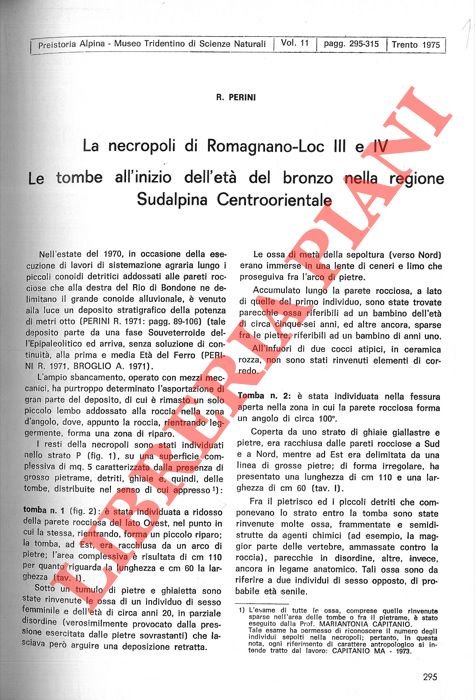 La necropoli di Romagnano-Loc III e IV. Le tombe all'inizio …