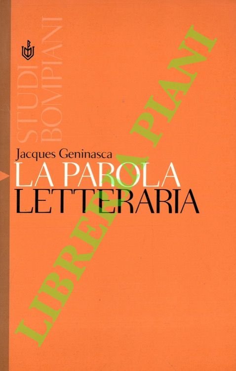 La parola letteraria.