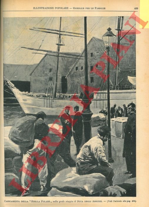 La partenza della “Stella Polare” e il suo arresto fra …