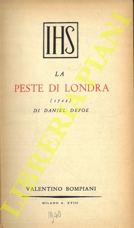 La peste di Londra.