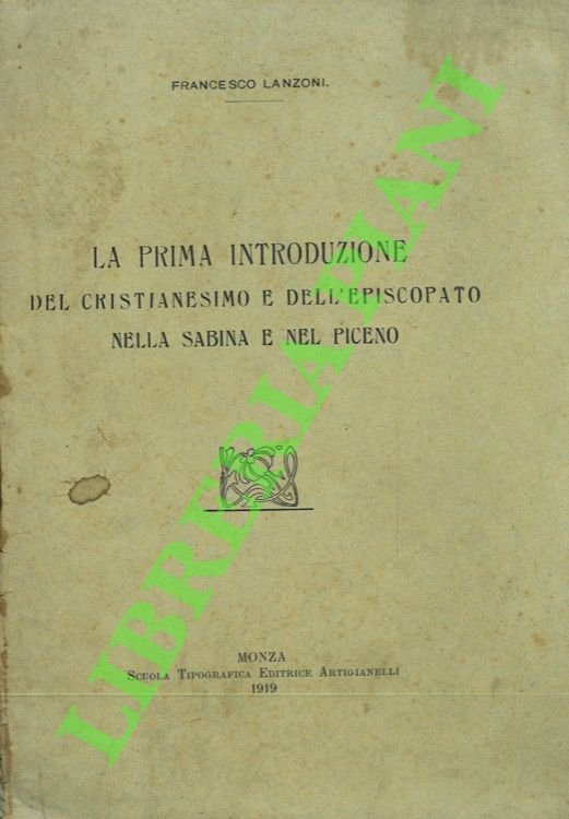 La prima introduzione del cristianesimo e dell'episcopato nella Sabina e …