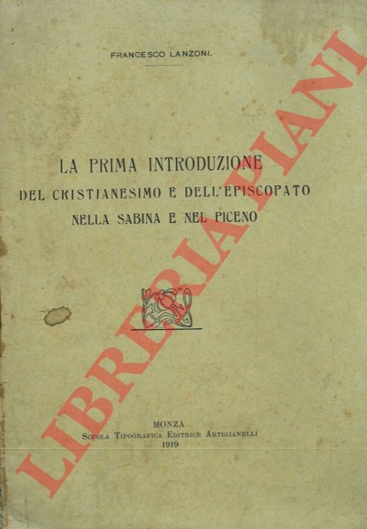 La prima introduzione del cristianesimo e dell'episcopato nella Sabina e …
