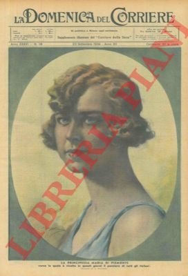 La Principessa Maria di Piemonte (grande ritratto a piena pagina).