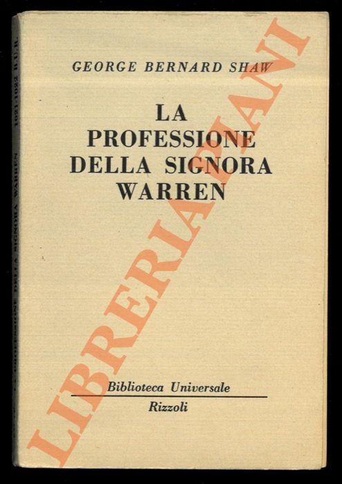 La professione della signora Warren.