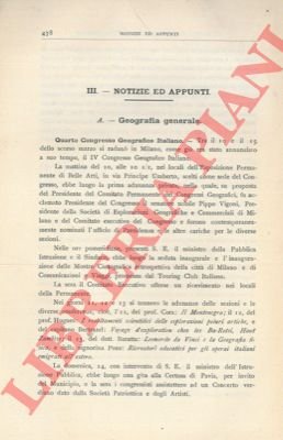 La Regina Vittoria e le scienze geografiche.