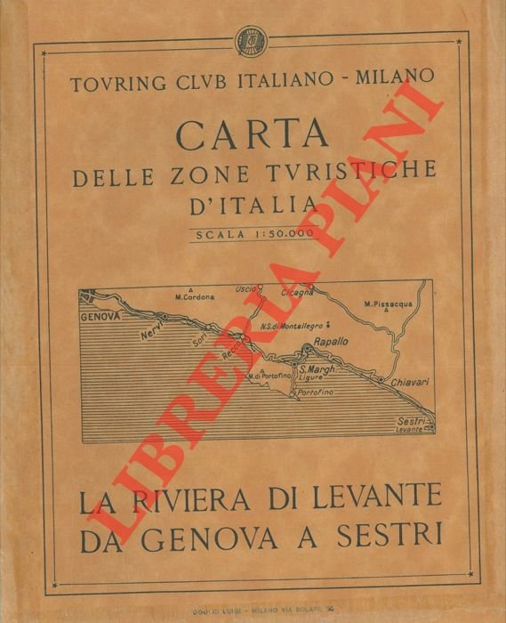 La Riviera di Levante da Genova a Sestri. Carta delle …