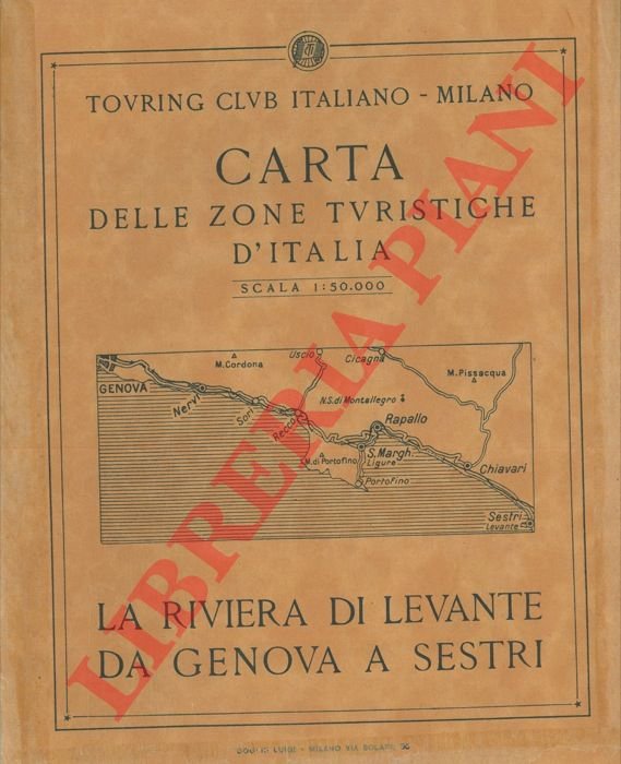 La Riviera di Levante da Genova a Sestri. Carta delle …