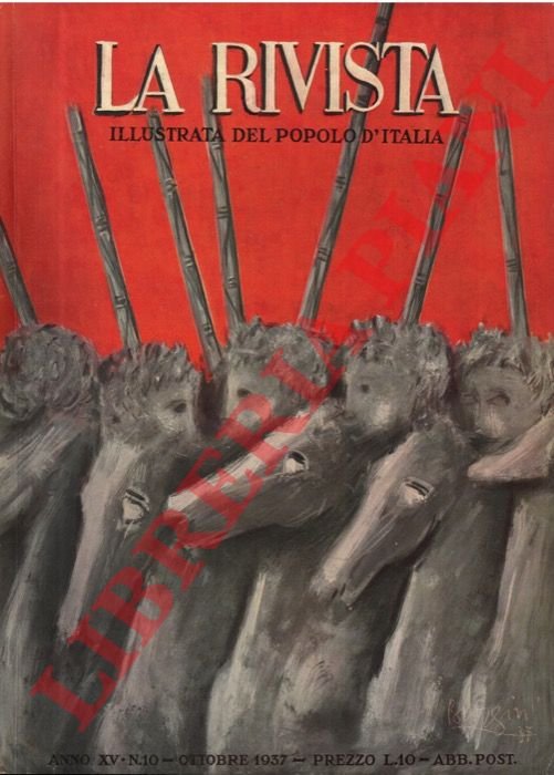 La rivista illustrata del popolo d'Italia. N. 10, 1937.