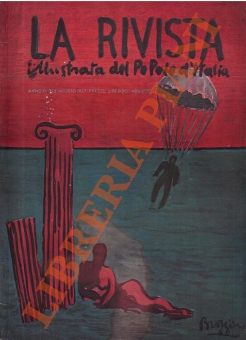 La rivista illustrata del popolo d'Italia. N. 8, 1937.