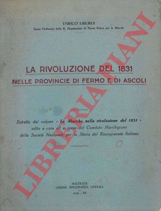 La rivoluzione del 1861 nelle Provincie di Fermo e di …