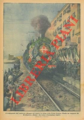 La salma della Prima Regina d'Italia ha viaggiato in treno …