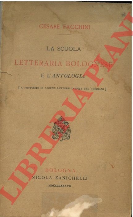 La scuola letteraria bolognese e l'antologia.