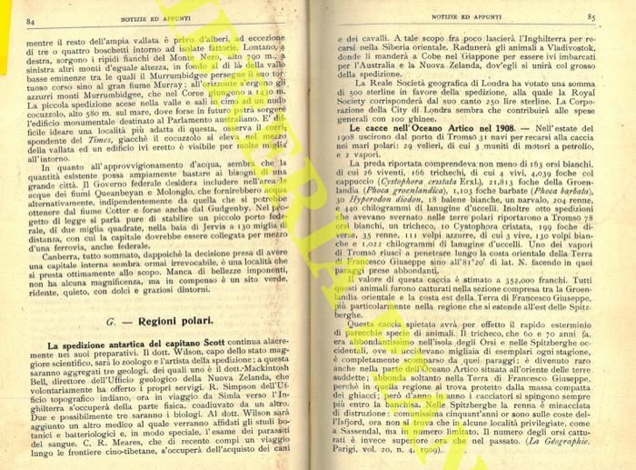La spedizione antartica del capitano Scott. Le cacce nell'Oceano Artico …