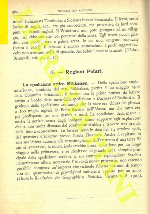 La spedizione artica Mikkelsen.