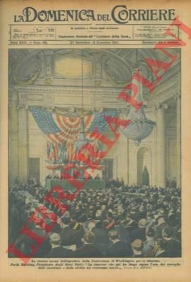 La storica apertura della Conferenza di Washington per il disarmo.