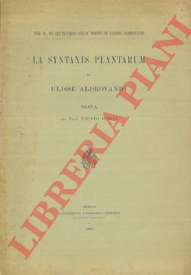 La "Syntaxis plantarum" di Ulisse Aldrovandi.