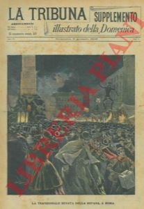 La tradizionale serata della Befana, a Roma. (al retro : …