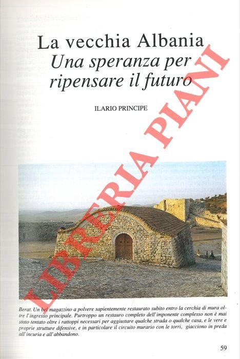 La vecchia Albania. Una speranza per ripensare il futuro.