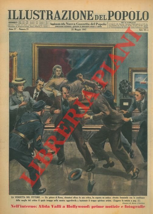 La vendetta del pittore. Un pittore di Roma, ritenutosi offeso …