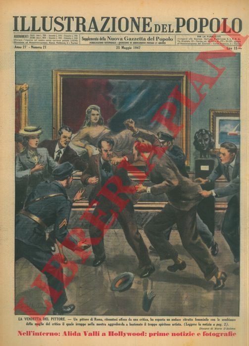 La vendetta del pittore. Un pittore di Roma, ritenutosi offeso …