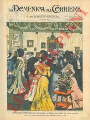 La visita dei duchi d'Aosta all'Esposizione Internazionale Fotografica.