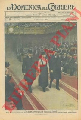 Lady Astor, la prima deputatessa alla Camera dei Comuni.