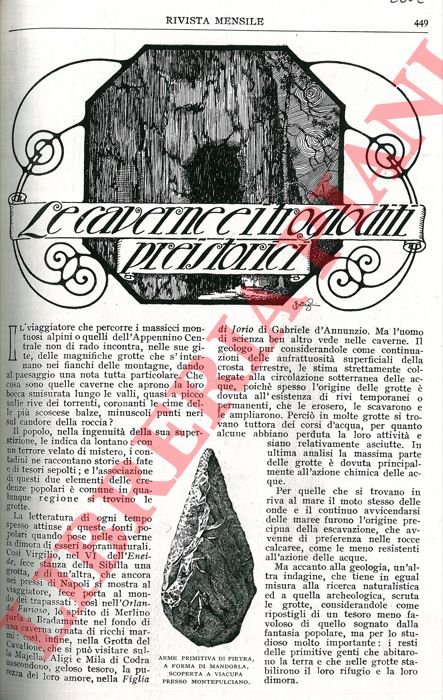 Le caverne e i trogloditi preistorici.