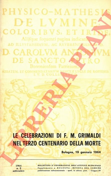 Le celebrazioni di F.M. Grimaldi nel terzo centenario della morte.
