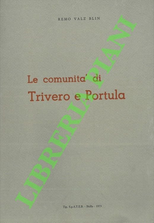 Le comunità di Trivero e Portula.