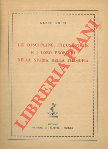 Le discipline filosofiche e i loro problemi nella storia della …