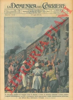 Le Divisioni italiane in viaggio verso la Russia.