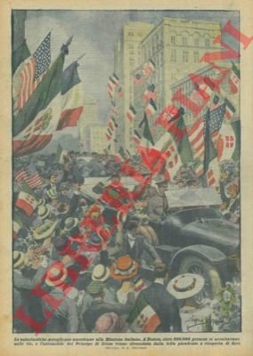 Le entusiastiche accoglienze americane alla missione italiana.