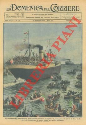 Le entusiastiche dimostrazioni degli italiani residenti in Egitto al passaggio …