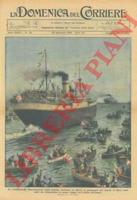 Le entusiastiche dimostrazioni degli italiani residenti in Egitto al passaggio …