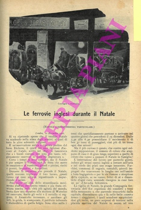 Le ferrovie inglesi durante il Natale.