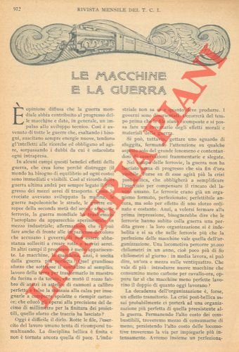 Le macchine e la guerra. | Immagine Gallery 2