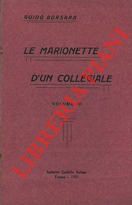 Le marionette d'un collegiale.