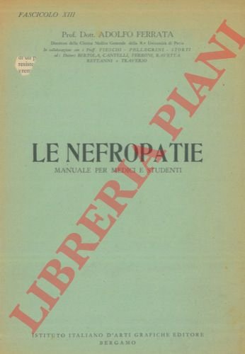 Le nefropatie. Manuale per medici e studenti. | Immagine Gallery 3