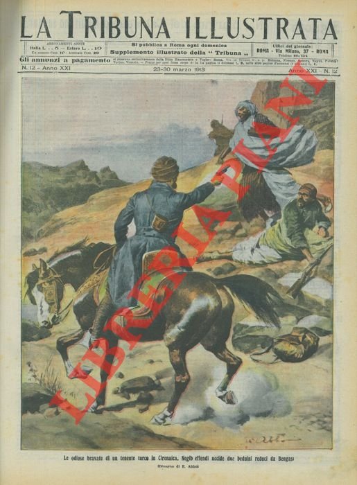 Le odiose bravate di un tenente turco in Cirenaica. Negib …
