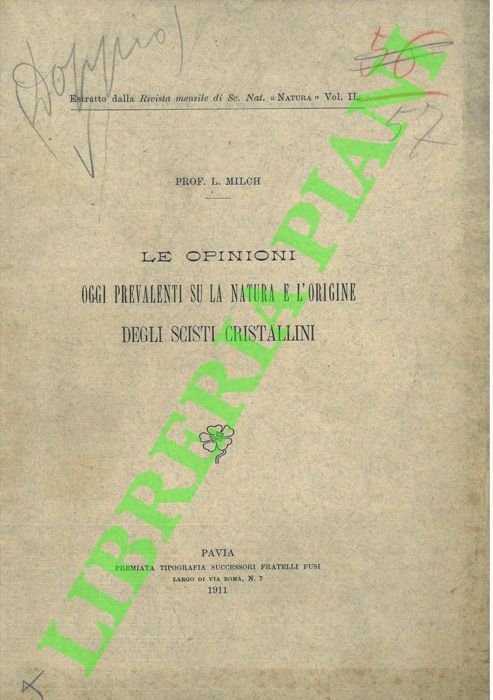 Le opinioni oggi prevalenti su la natura e l'origine degli …