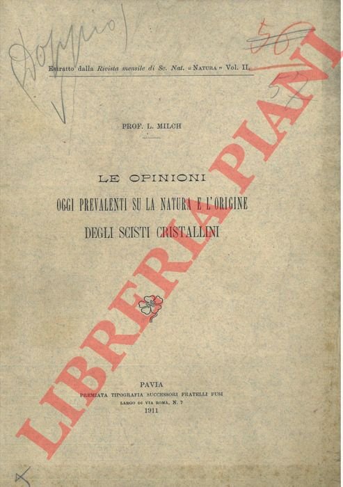 Le opinioni oggi prevalenti su la natura e l'origine degli …