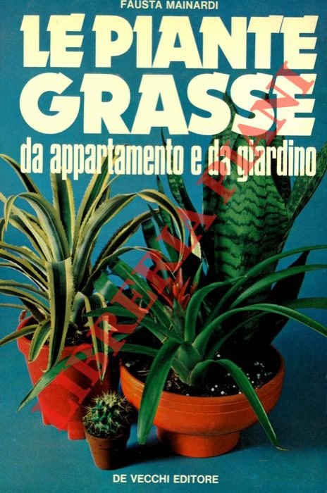 Le piante grasse da appartamento e da giardino.
